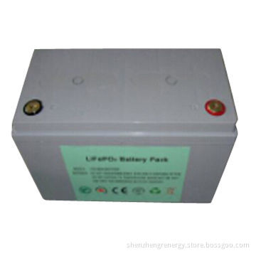 12V 100Ah 26650 4S32P LiFePO4 battery pack